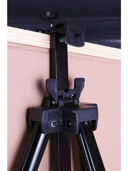 170 cm Alüminyum Çantalı Metal Şovale 1 Adet Siyah Renk ile Estetik Sunum Aracı ürün görseli 1
