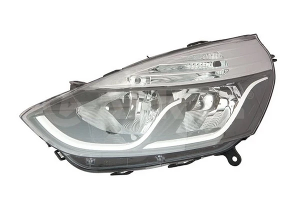 Renault Clio Iv 2012  Far Sol Hatchback Krom Sıyah (Oem No:260608629R) ürün görseli 1