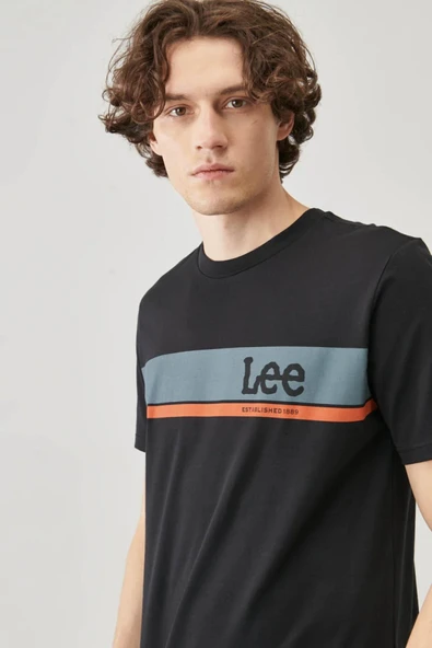 Lee Logo Erkek Tişört L211918001 - Resim 3