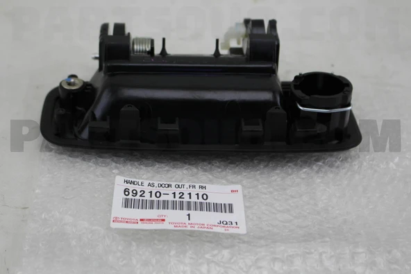 Toyota Corolla 1988-1992 Ön Kapı Dış Açma Kolu Sağ Siyah (Adet) (Oem No:6921012110) ürün görseli 1