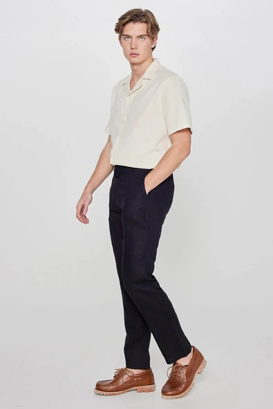 Lee Regular Fit Düz Paça Normal Bel Erkek Keten Pantolon L2610018001 ürün görseli 1