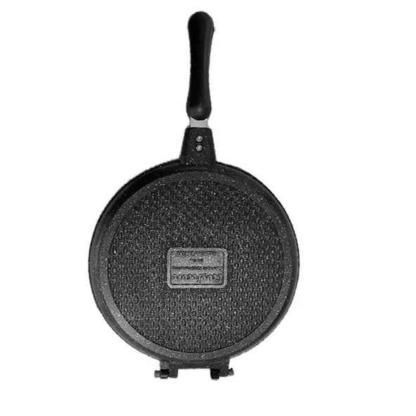 Taşhan T-0675 Döküm Yuvarlak Çift Taraflı Balık Tavası - 30 cm ürün görseli 1