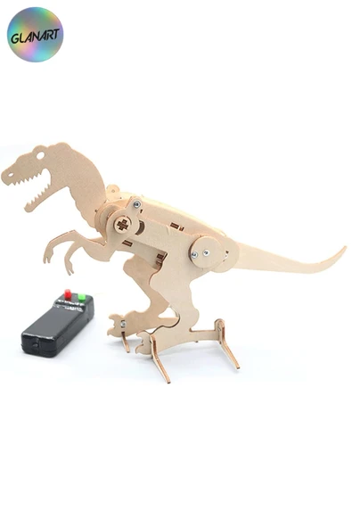 robotik kendin yap robot t-rex yapım seti çocuklar için hareketli sistem ürün görseli 1