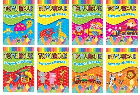 Tomurcuk Boyama ları (8  Takım) ürün görseli 1