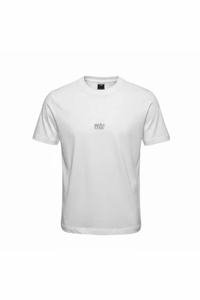 Jack Jones Breeze Flont Logo Erkek Tişört 12298989 ürün görseli 1