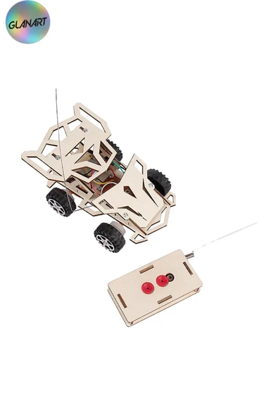 robotik kendin yap uzaktan kumandalı araba yapım seti çocuklar için ürün görseli 1