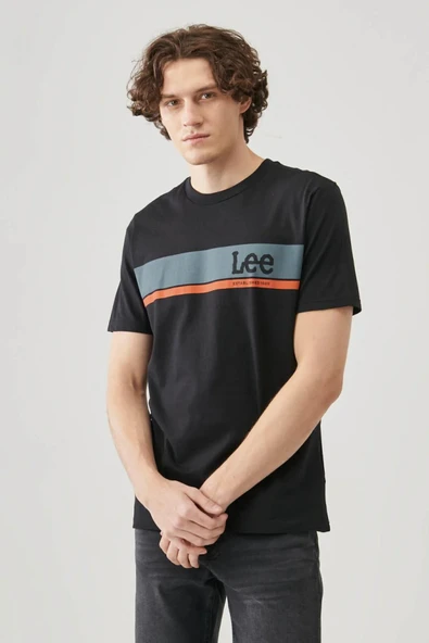 Lee Logo Erkek Tişört L211918001 - Resim 2