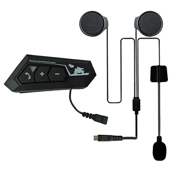 BT22 Wireless Intercom Akıllı Motosiklet Kask Kulaklığı - Resim 2