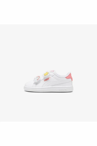 Puma Smash 3.0 Badges V Ps Kız Çocuk Ayakkabı 39728601 ürün görseli 1