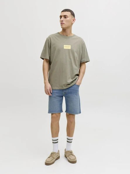 Jack Jones Rıck Regular Fit Erkek Jean Şort 12290839 - Resim 4