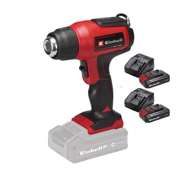 Einhell TE-HA 18 Li Akülü Sıcak Hava Tabancası 2x2,5 Amper 4520500 ürün görseli 1