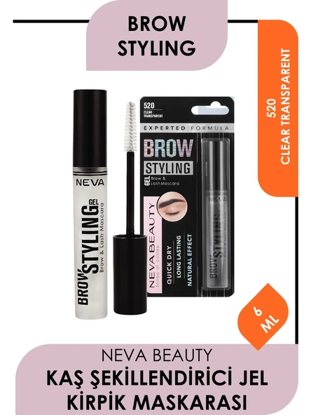 Neva Beauty Kaş Şekillendirici Jel Kaş ve Kirpik Maskarası 6 ml ürün görseli 1