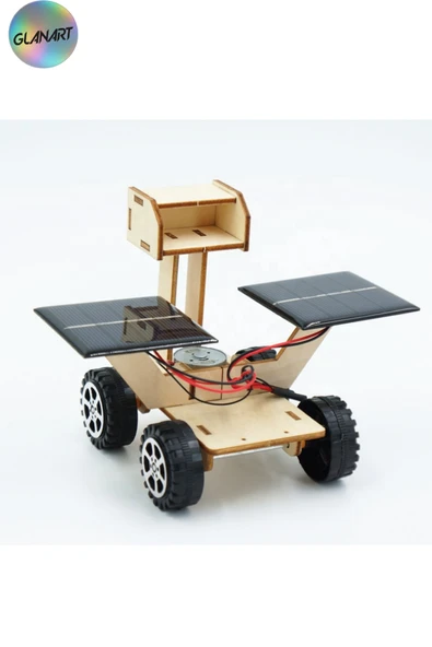 robotik kendin yap güneş enerjili solar aracı rover yapım seti çocuklar için ürün görseli 1