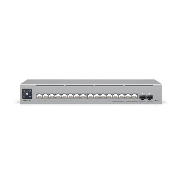 Ubiquiti UniFi USW-PRO-MAX-16 Katman 3 16 Bağlantı Noktalı Gigabit Anahtar ürün görseli 1