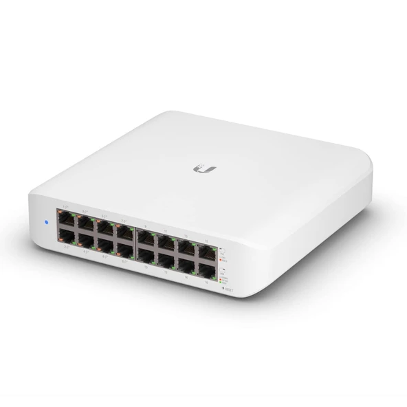 UbiQuiti UniFi Anahtarı USW-Lite-16-PoE Kontrol Modülü 1 Gbps 16 Bağlantı Noktalı Ethernet Üzerinden Güç RJ-45 Yönetilen ürün görseli 1