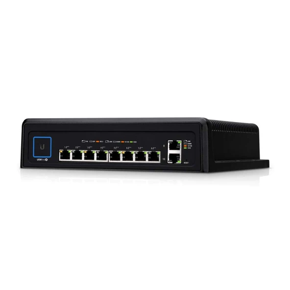 Ubiquiti Networks UniFi Anahtar Endüstriyel 10 Bağlantı Noktalı Dayanıklı Anahtar, USW-Endüstriyel (Yüksek Güçlü 802.3bt PoE++ ile 10 Bağlantı Noktalı Dayanıklı Anahtar) ürün görseli 1