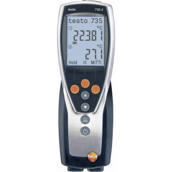 testo - 735-2 - 0563 7352 - Sıcaklık ölçümü için sıcaklık ölçüm cihazı (3 kanallı) ürün görseli 1