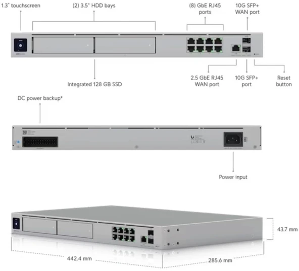 UbiQuiti UDM-PRO-MAX - Resim 5