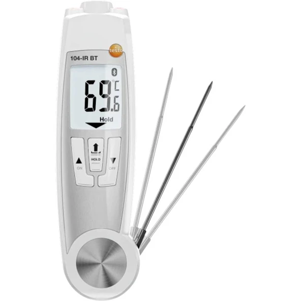 testo 104-IR Bluetooth kızılötesi ve batırma termometresi ürün görseli 1