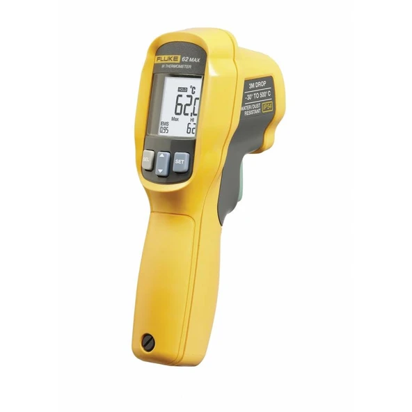Fluke 62 MAX kızılötesi termometre optikleri 10:1-30 - +500°C ürün görseli 1