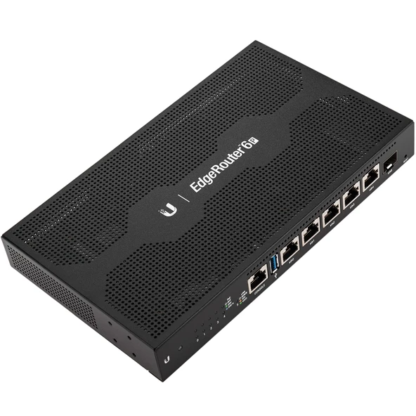 Ubiquiti Networks Edgerouter 6P Dahili Ethernet Bağlantı Noktası Siyah Yönlendirici Kablolu ürün görseli 1