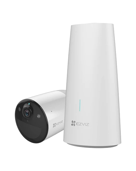 PIR hareket algılamalı EZVIZ 2K güvenlik kamerası seti, %100 kablosuz, renkli gece görüşü, iki yönlü ses, 5200mAh pil, Alexa uyumlu, HB3-B1 (1 kamera + 1 taban) ürün görseli 1