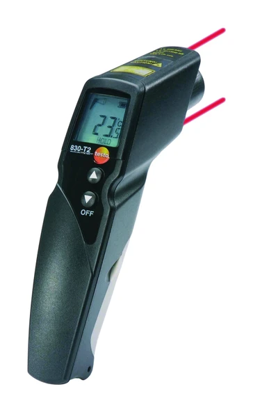 testo - 830-T2 Set - 0563 8312 - Yüzey sıcaklıklarının temassız ölçümü için kızılötesi sıcaklık ölçüm cihazı ürün görseli 1