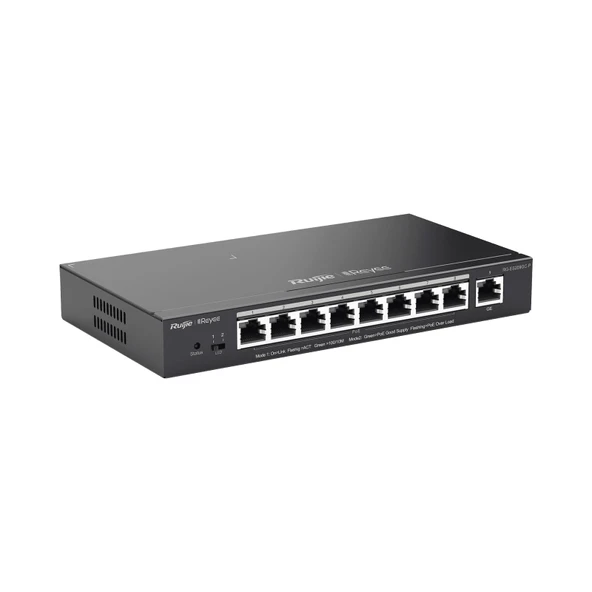 Reyee 9 Bağlantı Noktalı Gigabit Yönetilen PoE Anahtarı ürün görseli 1