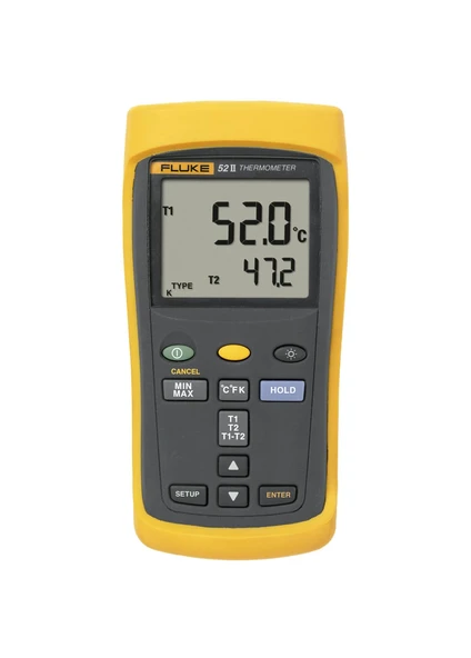 Fluke FL52-2 Çift Girişli Termometre 50Hz 52-II Fluke ürün görseli 1