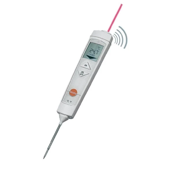 testo - 826-T4 - 0563 8284 - Yüzey sıcaklıklarını ölçmek ve penetrasyon ölçümleri için penetrasyon kızılötesi termometre ürün görseli 1