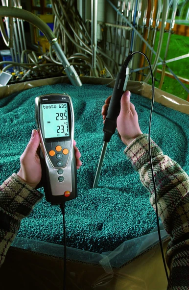 testo 635-1 termohigrometre higrometre - Resim 2