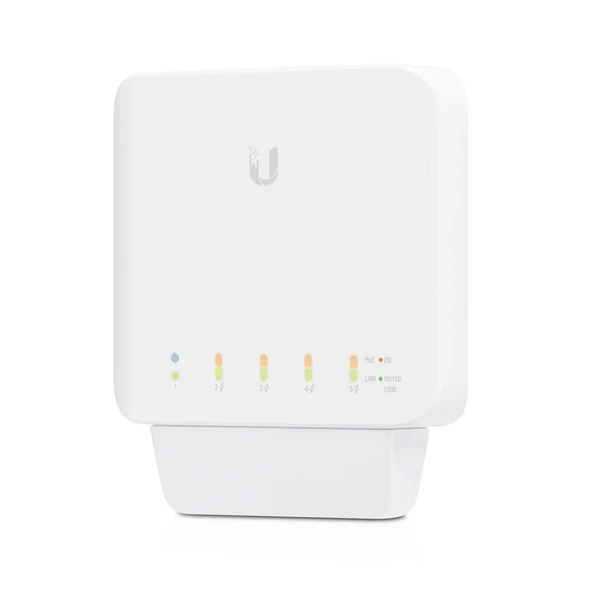 Ubiquiti USW Flex 5 Bağlantı Noktalı Katman 2 Gigabit Anahtar, PoE desteğiyle ürün görseli 1