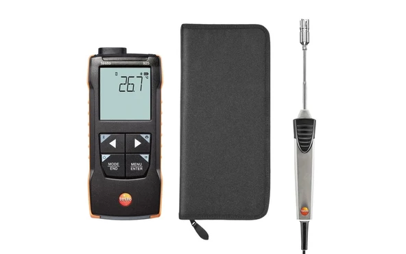 testo 925 sıcaklık ölçüm cihazı; Yüzey sensörlü set; 8714 0059 ürün görseli 1
