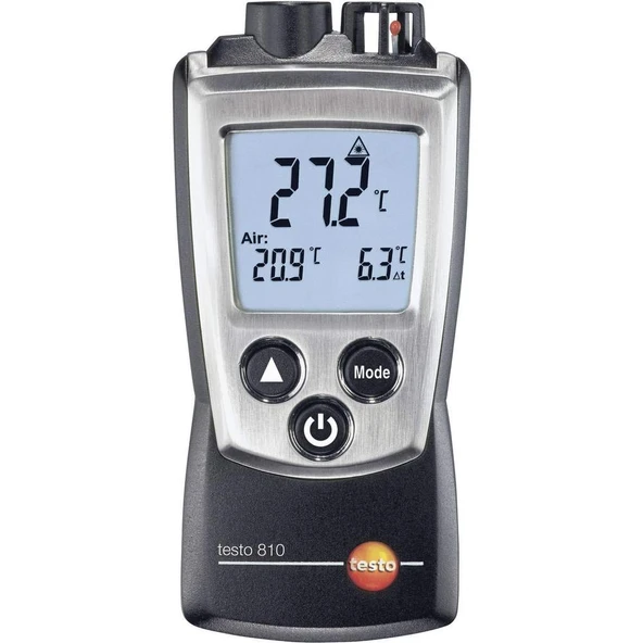 testo - 810 - 0560 0810 - Yüzey sıcaklıklarının temassız ölçümü için kızılötesi termometre ürün görseli 1