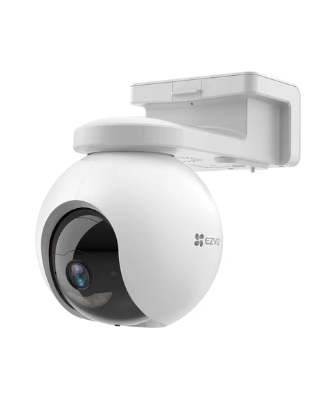 EZVIZ 4MP pilli gözetleme kamerası, 10400mAh pilli 2K+ WLAN IP kamera, otomatik izleme, AI kişi algılama, iki yönlü ses ve aktif savunma mevcut, HB8 ürün görseli 1