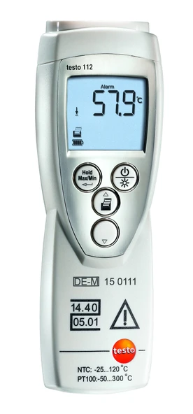testo 0560 1128 kalibre edilebilir sıcaklık ölçüm cihazı ürün görseli 1