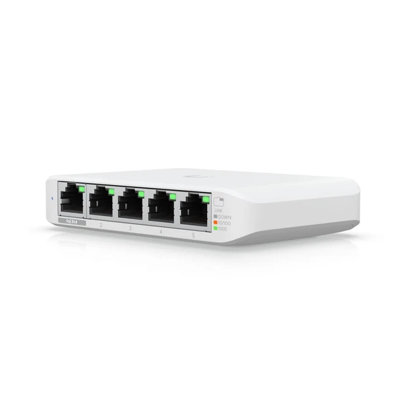 Switch Ubiquiti UniFi Flex Mini 3'lü Paket 5xGigabit PoE Gestionado USB-C ürün görseli 1