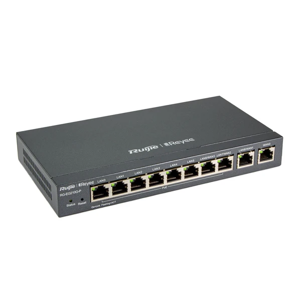 Reyee 10 Bağlantı Noktalı Gigabit Bulut Yönetilen PoE Yönlendirici ürün görseli 1