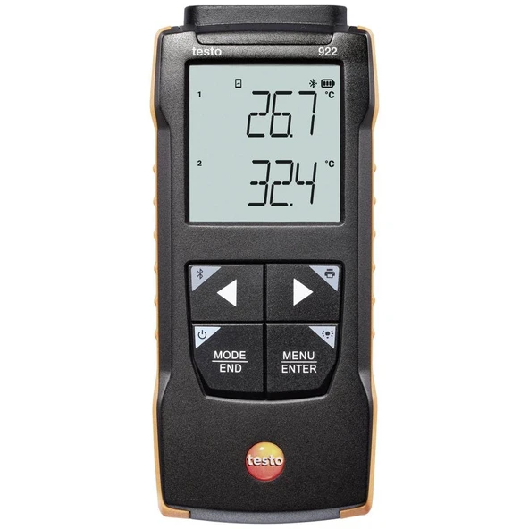 testo - 922 - 0563 0922 - Isıtma, havalandırma ve iklimlendirme sistemlerinde sıcaklık izleme için uygulama bağlantılı TE K tipi için fark sıcaklık ölçüm cihazı ürün görseli 1