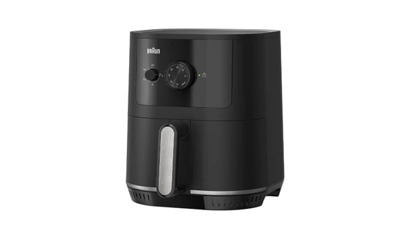 Braun sıcak hava fritözü MultiFry 3 HF3000, 4,3L, hava fritözü, 80-200°, RealAir teknolojisi, zamanlayıcı, 12 program, dokunmatik kontrol, 1500W, mat siyah ürün görseli 1