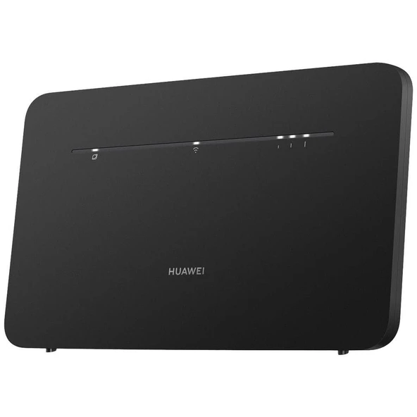 Huawei B535 4G LTE Yönlendirici 3Pro (Cat.7, 300 Mbit/s'ye kadar (indirme), 100 Mbit/s (yükleme), WiFi 300 Mb/sn(2,4 GHz)+867 Mb/sn(5 GHz), 4X Gigabit LAN), siyah ürün görseli 1