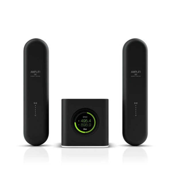 Ubiquiti AmpliFi Mesh Wi-Fi Sistemi Yönlendirici ve 2 Mesh Noktası ile Oyuncu Düzenlemesi,AFI-G-EU (Nvidia'nın GeForce Now Bulut Oyun Platformu için Optimize Edilmiş Yönlendirici ve 2 Mesh Noktası ürün görseli 1