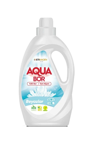 AQUABOR BEYAZLAR İÇİN SIVI DETERJAN 2.15 L 33 YIKAMA ürün görseli 1