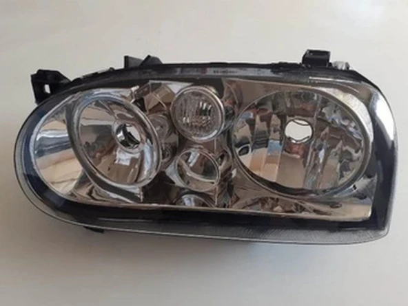 Volkswagen Golf 3 1992-1998 Far Lambası Sol Manuel - Elektrikli - Sissizi - Şeffaf Cam (Ayfar) (Adet) (Oem No:1H6941017D ürün görseli 1