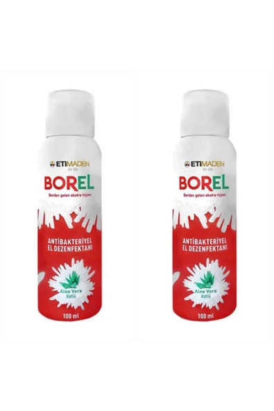 BOREL EL DEZENFEKTANI 100 ML SPREY FORM 2 ADET. ürün görseli 1