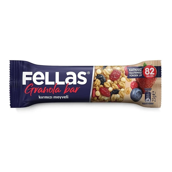 Granola Bar - Kırmızı Meyveli 23g (3 ADET) ürün görseli 1