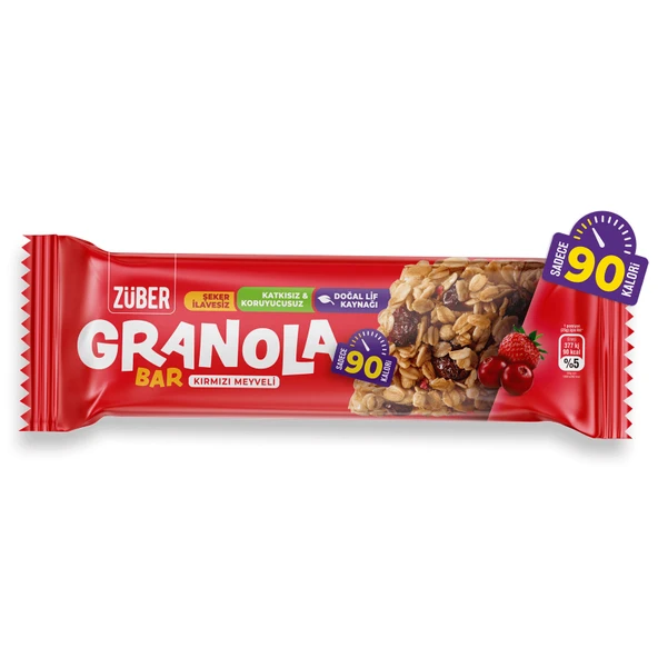 Kırmızı Meyveli Granola Bar 25 gr ürün görseli 1