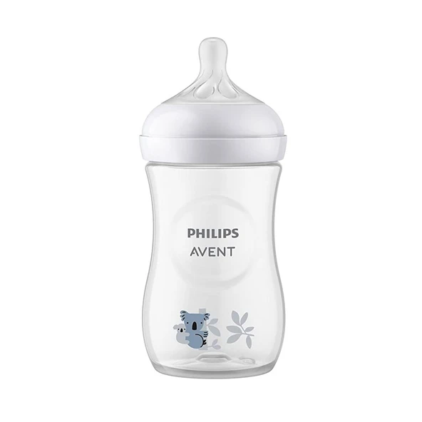 Doğal Tepkili Koala Desenli PP Biberon 260ml, 3-6 Ay, SCY903/67 (5 ADET) ürün görseli 1