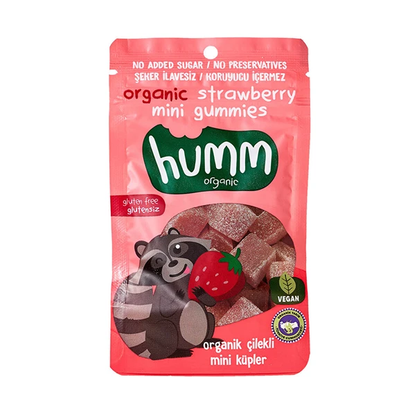 Glutensiz Vegan Çilekli Mini Küpler (2 ADET) ürün görseli 1