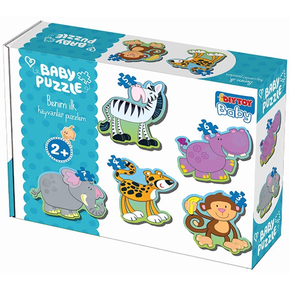 Baby Puzzle İlk Hayvanlar (5 ADET) ürün görseli 1